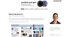 Desktop Screenshot of pricklesandgoo.com
